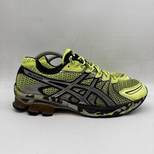 Asics Gel-Sendai Running Shoes Yellow Sliver Black Men's US Size 10.5 RARE Shoes